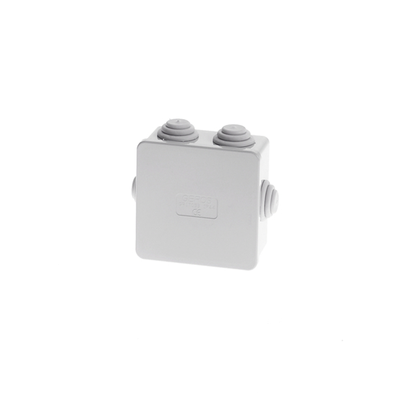 83X83X43 SURF BOX 6 STEPPED GLANDS IP44 GR17053