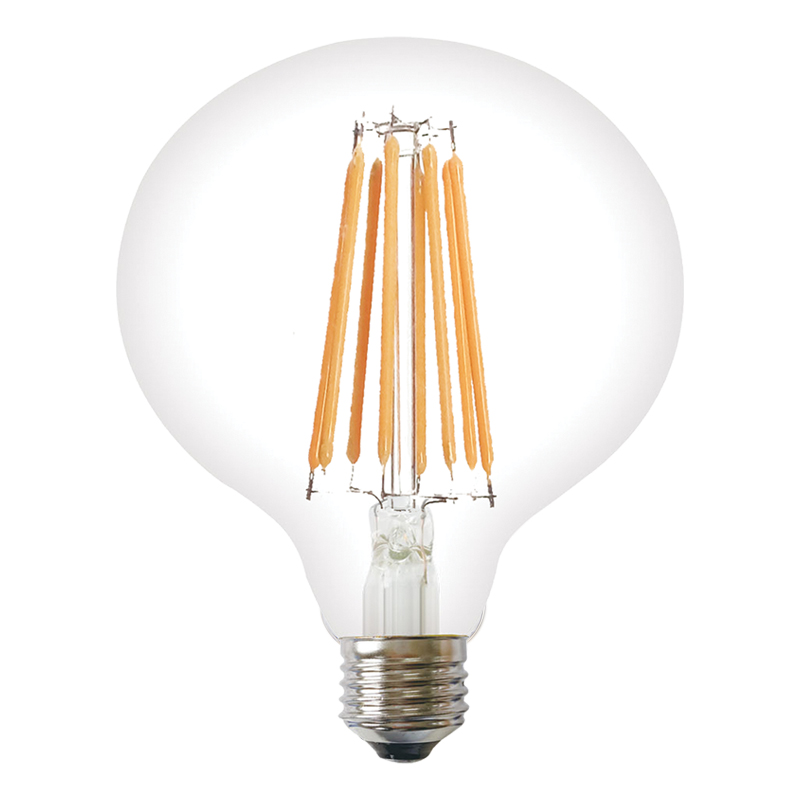 LED FILAMENT E27 G125 12W 2700K 230V AC 1530LM RA80 GLOBE12512WW
