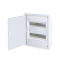 FLUSH MOUNTING 24 MODULES 2 ROWS WHITE DOOR 282U24AW