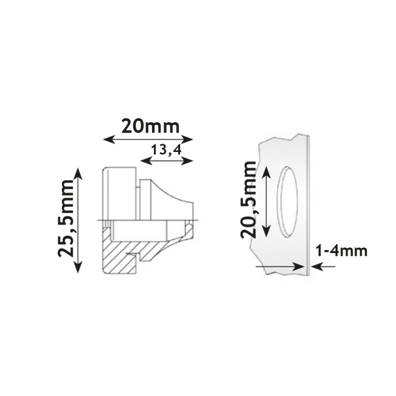 FLIPSEAL M20 282TPFSM20