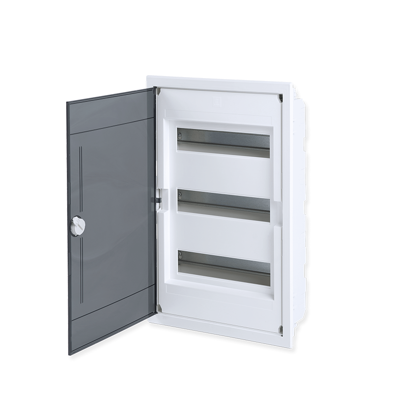 FLUSH MOUNTING 36 MODULES 3 ROWS TRANSPARENT 282U36A