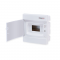 FLUSH MOUNTING 8 MODULES 1 ROW WHITE DOOR 282U8CW