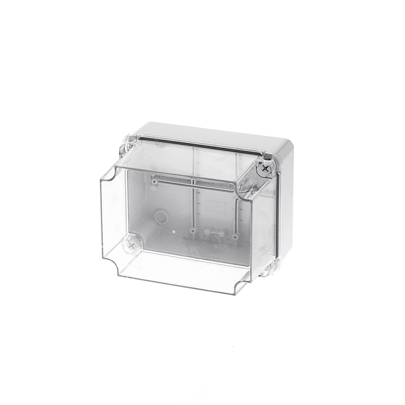 190X140X140 SURF BOX TRANSARENT LID IP65 GR17215