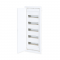 FLUSH MOUNTING 60+10 MODULES 5 ROWS WHITE DOOR 282U60ES