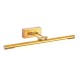 ^WALL MOUNTED LIGHTING LED 12W 3000K 780LM BRASS METALLIC IP44 50X6X19CM RIO PN10LEDW50BR