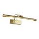 ^WALL MOUNTED LIGHTING LED 8W 3000K 520LM BRASS STAINELESS STEEL IP44 40X12X19CM  ARIA PN17LEDW40BR