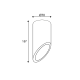 ^CEILING LIGHTING 1XGU10 NATURAL CEMENT D7XH16CM FALTSO MK151S16G