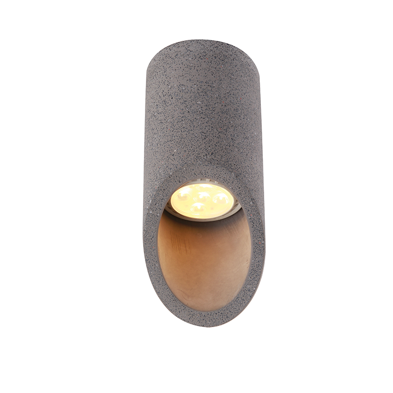 ^CEILING LIGHTING 1XGU10 BLACK CEMENT D7XH16CM FALTSO MK151S16B