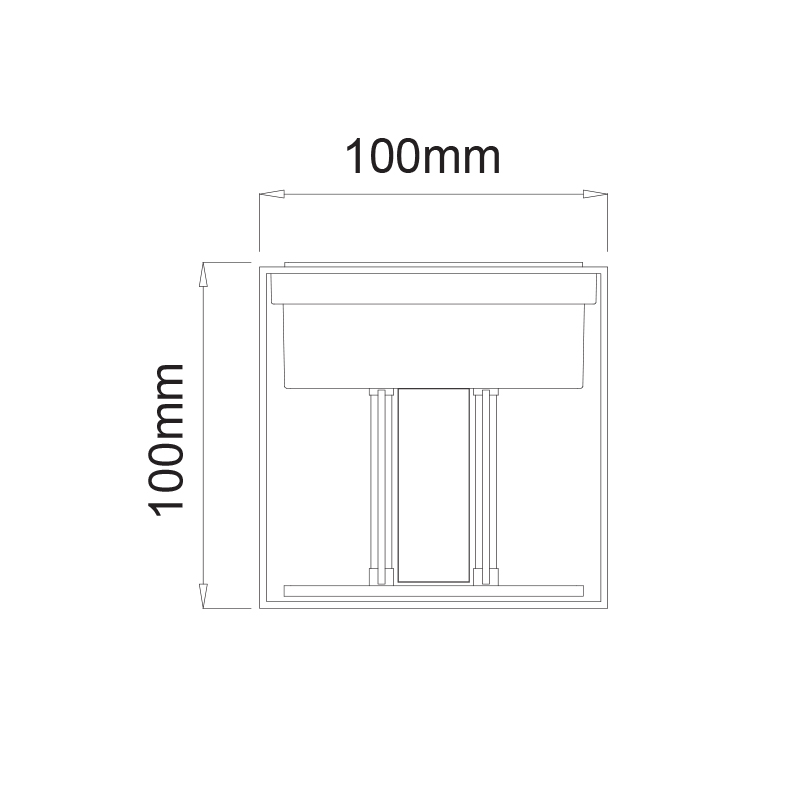^LED COB WALL LUMINAIRE 6W 435LM 0-120° 230VAC 3.000K DARK GREY CRI80 IP54 30.000HRS LG0559G