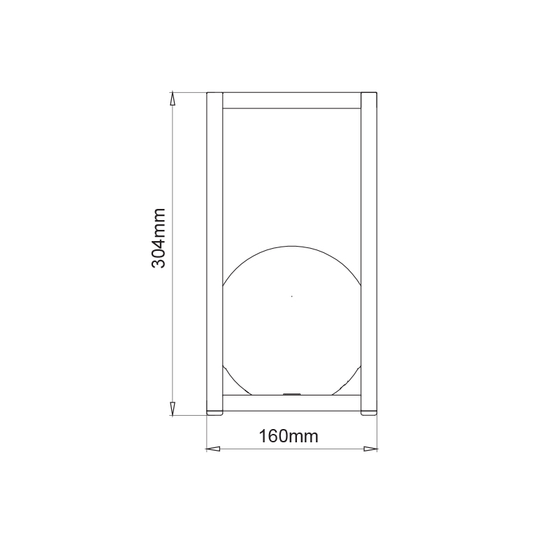 ^LED SMD BATTERY LUMINAIRE 1W 160LM 3.000K CARK GREY 160° CRI80 IP54 LG0665G