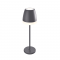 ^LED SMD TABLE BATTERY LUMINAIRE 2W 150LM 38° 3.000K DARK GREY CRI80 IP54 LG2193G-400