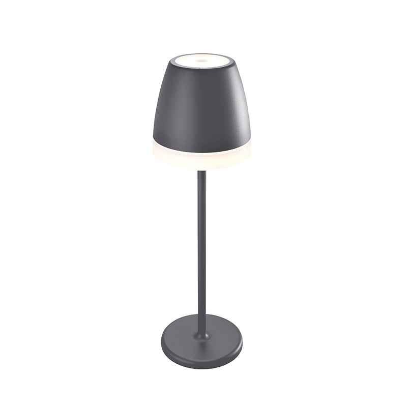 ^LED SMD TABLE BATTERY LUMINAIRE 2W 150LM 38° 3.000K DARK GREY CRI80 IP54 LG2193G-400