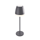 ^LED SMD TABLE BATTERY LUMINAIRE 2W 150LM 38° 3.000K DARK GREY CRI80 IP54 LG2193G-400