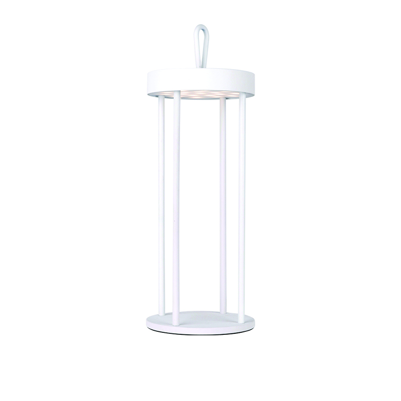 ^LED SMD TABLE BATTERY LUMINAIRE 3W 240LM  3.000K SAND WHITE 120°  CRI80 IP54 LG5819W-400