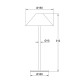 ^LED SMD TABLE BATTERY LUMINAIRE 3W 140LM  3.000K MATT WHITE 270°  CRI80 IP54 LG5860W-300