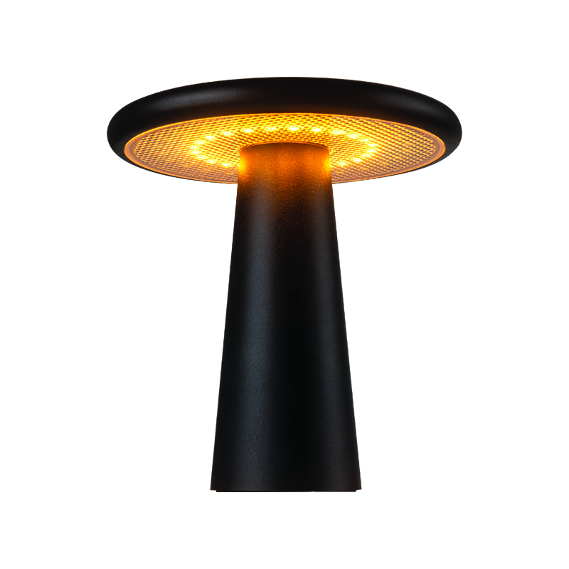 ^LED SMD TABLE BATTERY LUMINAIRE 2W 190LM MAX 335° CCT 2.200-3.000K MATT BLACK CRI80 IP65 LG8001