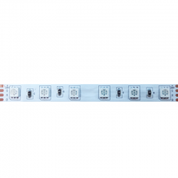 LED STRIP 5M 14.4W/M 24V DC IP65 NANO RGB 10mm 245050144RGBPC