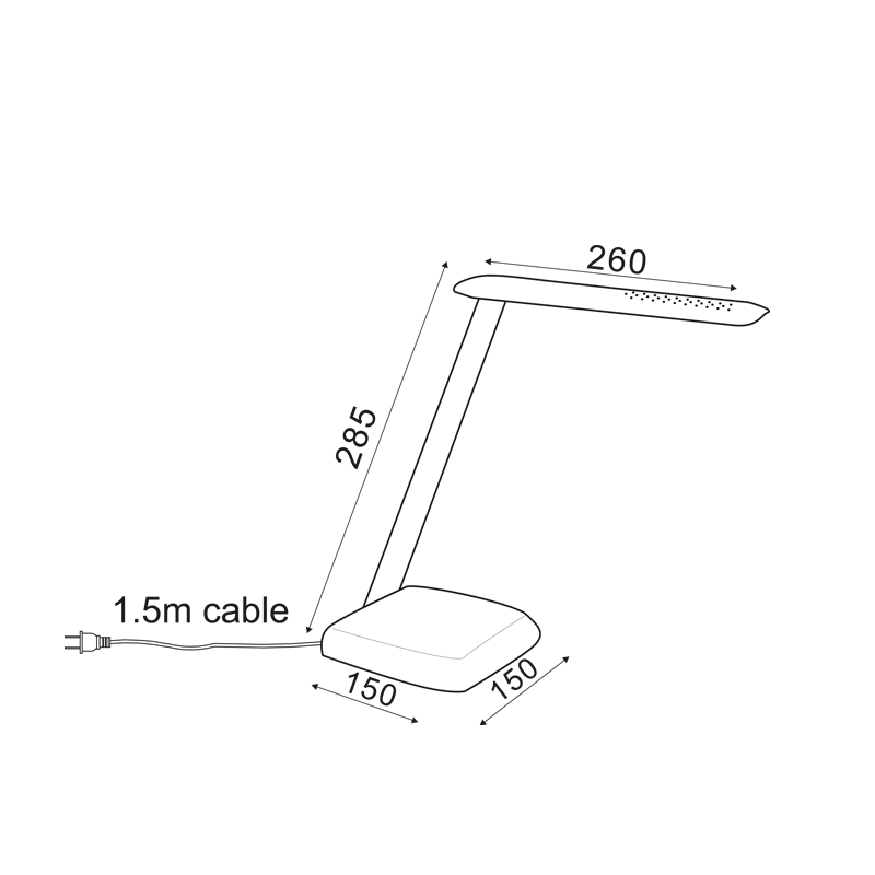DESK LAMP LED 6W 480Lm Dimmabl 3.000K/6.000Κ 230V FUTUR SF1408LED640W DESK LAMP LED 6W 480Lm Dimmabl 3.000K/6.000Κ 230V FUTUR SF1408LED640W