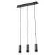 ^ PHASING OUT PENDANT LIGHTING 3ΧGU10 BLACK ALUMINUM 6,5X60XH122CM MEGATRON2 YL11P318BK
