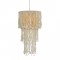 ^PENDANT LIGHTING 1ΧΕ27 THASSOS ECRU MACRAME WOOL D40XH180CM TF20261P