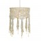 ^PENDANT LIGHTING 1ΧΕ27 THASSOS ECRU MACRAME WOOL D40XH165CM TF20221P