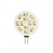 LED G4 PCB12V AC/DC 3W 3000K 120° 200Lm Ra80 G4283512WW
