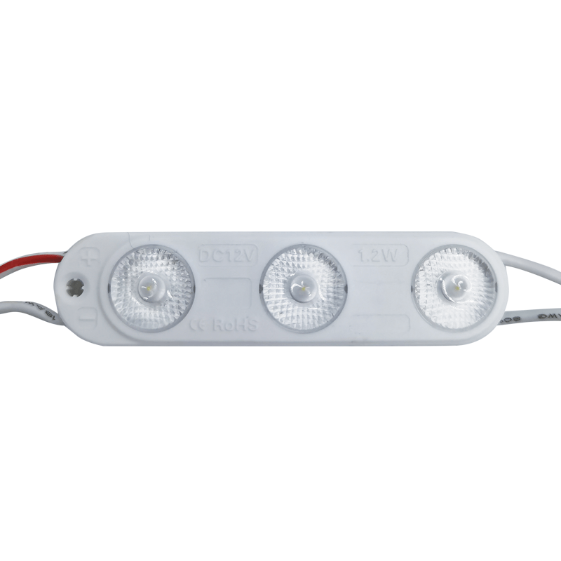 ^LED SMD SIGN MODULE ABS 12VDC 1.2W 6500K 190LM IP65 170° 79x19x10.5MM 3x2835 5YRS(20PCS STRING 12127065SM