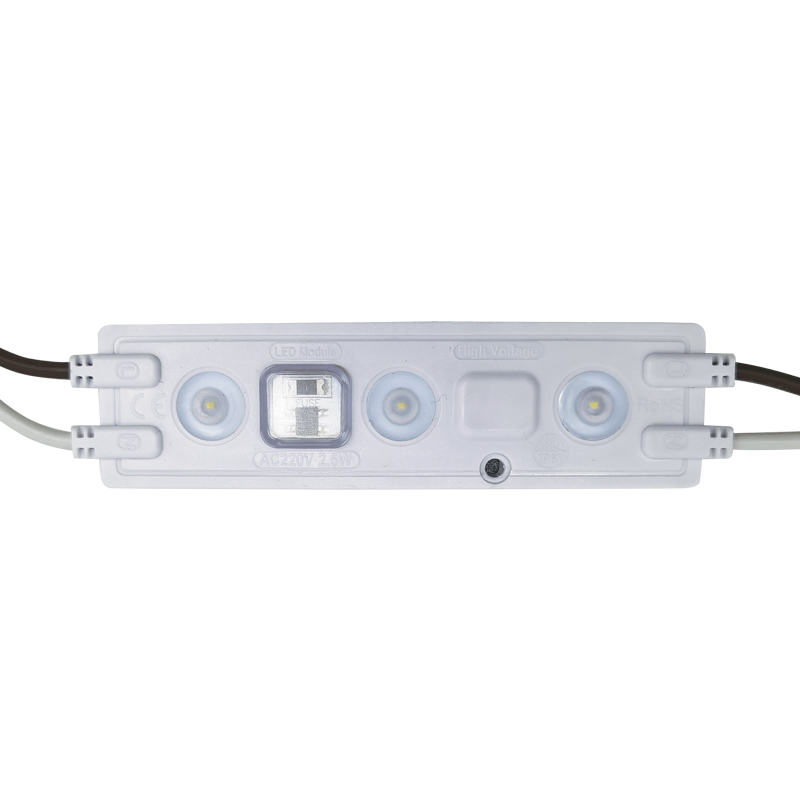 ^LED SMD SIGN MODULE ABS 230V AC 2.5W 4000K 200LM IP67 155° 110x28x8.5MM 3x2835 5YRS(20PCS STRING) 230258040SM