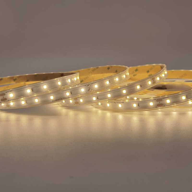 ^LED SMD STRIP 24V DC 12W/M 3000K 1250LM/M IP66 12MM CRI80 OSRAM 2835 60LEDS/M 3SDCM 5M REEL 5YRS 24128030PC