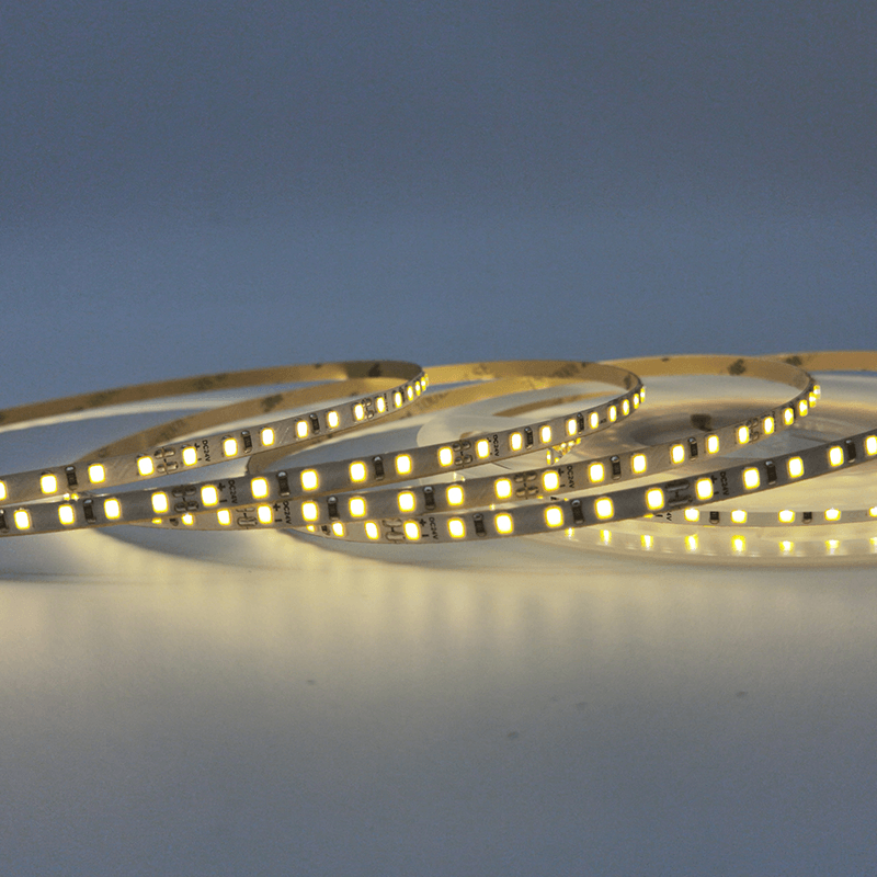 ^LED SMD STRIP 24VDC 9.6W/M 3000K 1010LM/M IP20 5MM CRI80 EPISTAR 2835 120LEDS/M 5SDCM 5M REEL3YRS 24968030SL