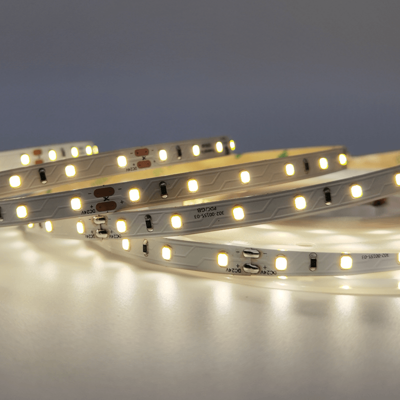 ^LED SMD STRIP 24VDC 9.6W/M 4000K 1100LM/M IP20 5MM CRI80 EPISTAR 2835 120LEDS/M 5SDCM 5M REEL3YRS 24968040SL