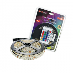 LED SMD STRIP KIT 3M IP65 RGB WITH REMOTE CONTROL & 12V DC PLUG DRIVER 3MKITRGB LED SMD STRIP KIT 3M IP65 RGB WITH REMOTE CONTROL & 12V DC PLUG DRIVER 3MKITRGB
