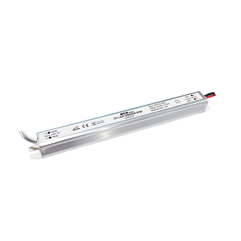 ^LINEAR METAL CV LED DRIVER 24W 230V AC-24V DC 1A IP20 WITH CABLES L24CV24
