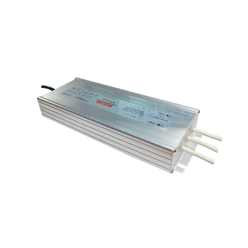 ^METAL CV LED DRIVER 360W 230V AC-12V DC 30A IP67 WITH CABLES W360CV12