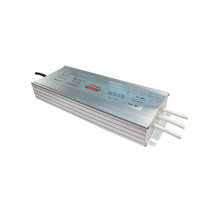 ^METAL CV LED DRIVER 360W 230V AC-24V DC 15A IP67 WITH CABLES W360CV24