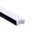 BLACK MICRO ALUMINUM PROFILE WITH OPAL PC DIFFUSER 2m/pc P151B