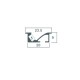 ARPY RECESSED ALUMINUM PROFILE WITH OPAL PC DIFFUSER 2m/pc P168