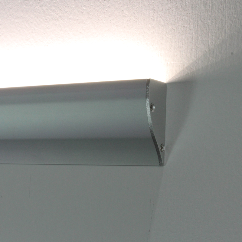 HID ALUMINUM PROFILE P62N WITH OPAL PC DIFFUSER 2m/pc P62N