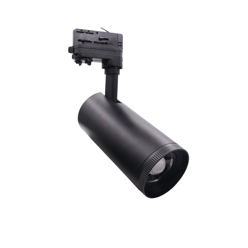 BLACK LED COB TRACK LUMINAIRE AIMY 30W 3000K 3-PH 25-50° 3150LM 230V Ra80 AIMY3030B4N BLACK LED COB TRACK LUMINAIRE AIMY 30W 3000K 3-PH 25-50° 3150LM 230V Ra80 AIMY3030B4N