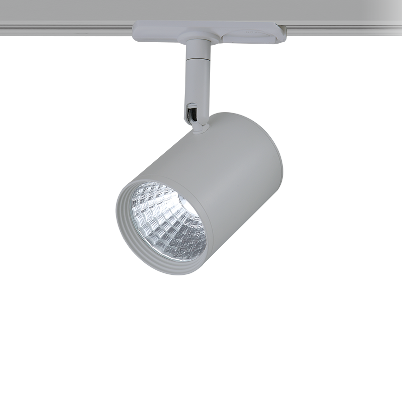 GREY LED TRACK LIGHT 7W 3000K 2WIRES 24° 500LM 230V Ra80 ZUNO730G2