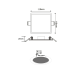 FLEXIBLE W SQUARE LED SLIM PANEL 9W 3000K 700Lm 230V Φ50-100 120° Ra80 FLEXI930SW FLEXIBLE W SQUARE LED SLIM PANEL 9W 3000K 700Lm 230V Φ50-100 120° Ra80 FLEXI930SW