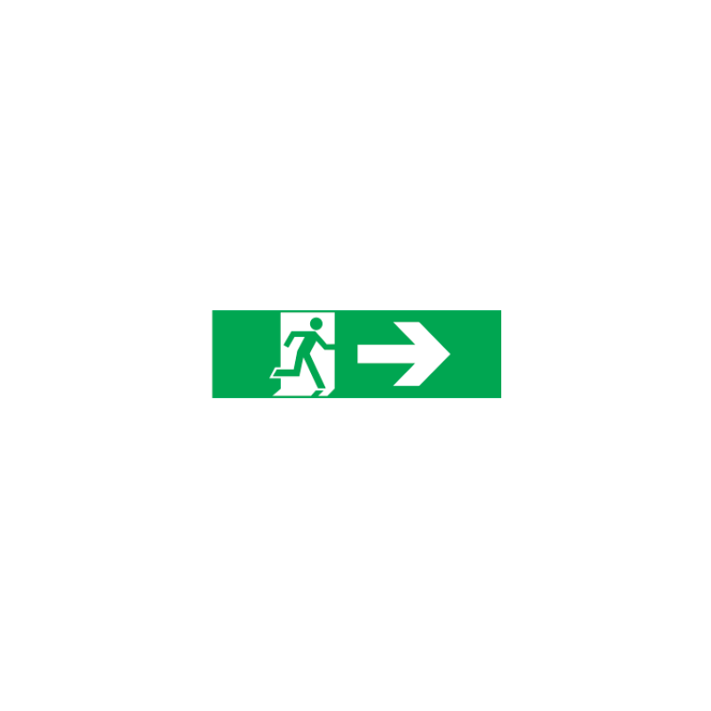 ARROW RIGHT STICKER FOR EXIT/EMERGENCY LIGHTING HAP3