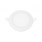 LED SLIM PANEL WHITE ROUND REC. 12W 3000K 1040Lm Φ170 230V AC Ra80 PLATO1230RW