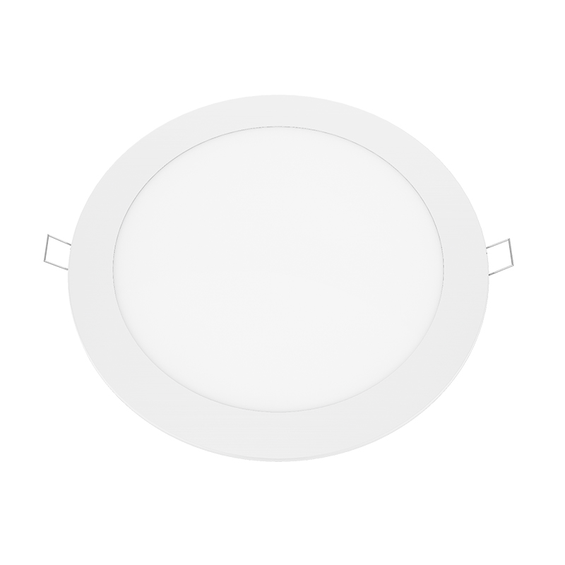 LED SLIM PANEL WHITE ROUND REC. 24W 6500K 2300Lm Φ298 230V AC Ra80 PLATO2465RW LED SLIM PANEL WHITE ROUND REC. 24W 6500K 2300Lm Φ298 230V AC Ra80 PLATO2465RW