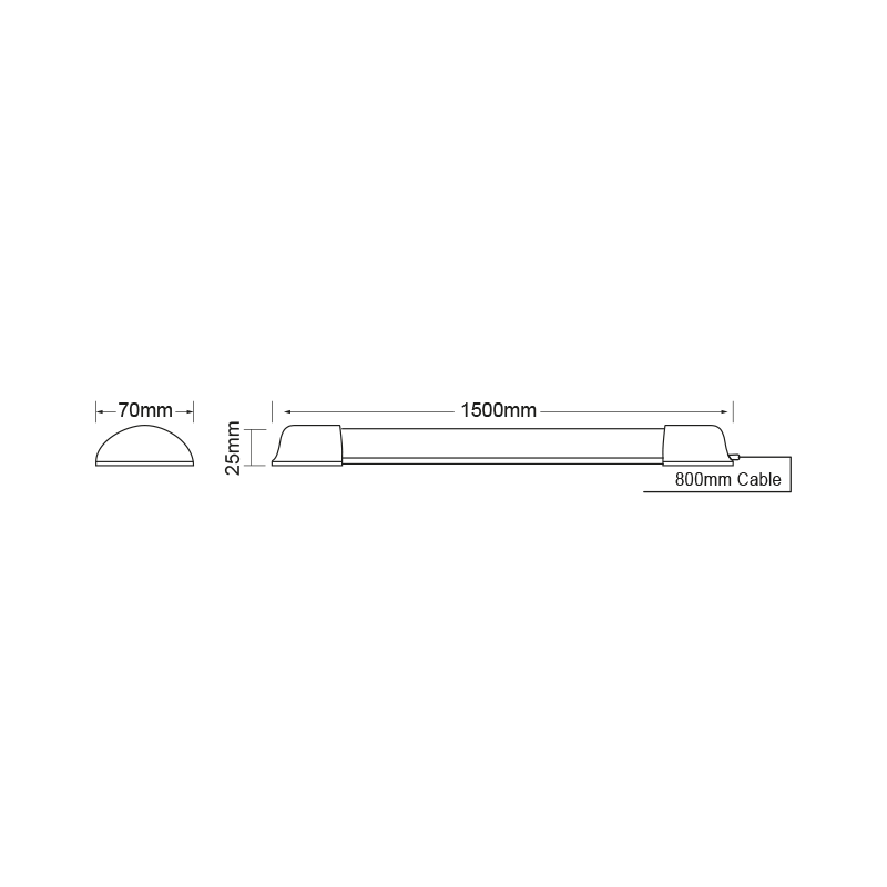 LED LINEAR LUMINAIRE 45W 3300LM 4000K 120° 230V AC IP44 Ra>80 30.000HRS TIMS4540 LED LINEAR LUMINAIRE 45W 3300LM 4000K 120° 230V AC IP44 Ra>80 30.000HRS TIMS4540
