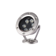 ^LED LUMINAIRE SS304 IP68 6W 450LM 6000K 60° 12V AC/DC Ra>80 30.000HRS AQUET660
