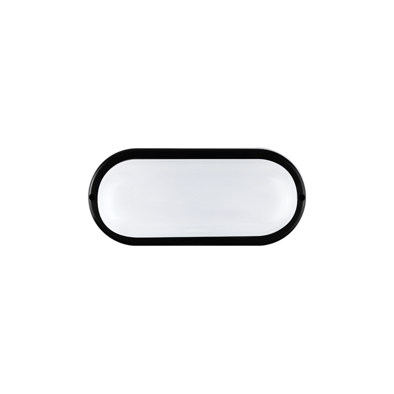 LED PC BLACK WALL LUMINAIRE 230V AC IP65 10W 900lm 3000K 110° Ra80 DORA1030B