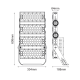 LED HIGH POWER FLOOD LUMINAIRE 480W, 74400LM, 5000K, 20°, 230V AC, IP66, IK10 GLAD4805020 LED HIGH POWER FLOOD LUMINAIRE 480W, 74400LM, 5000K, 20°, 230V AC, IP66, IK10 GLAD4805020