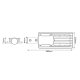 LED STREET LUMINAIRE 150W 15000LM 4000K 120X50˚ CLASS I 230V AC IP66 NOLA15040N