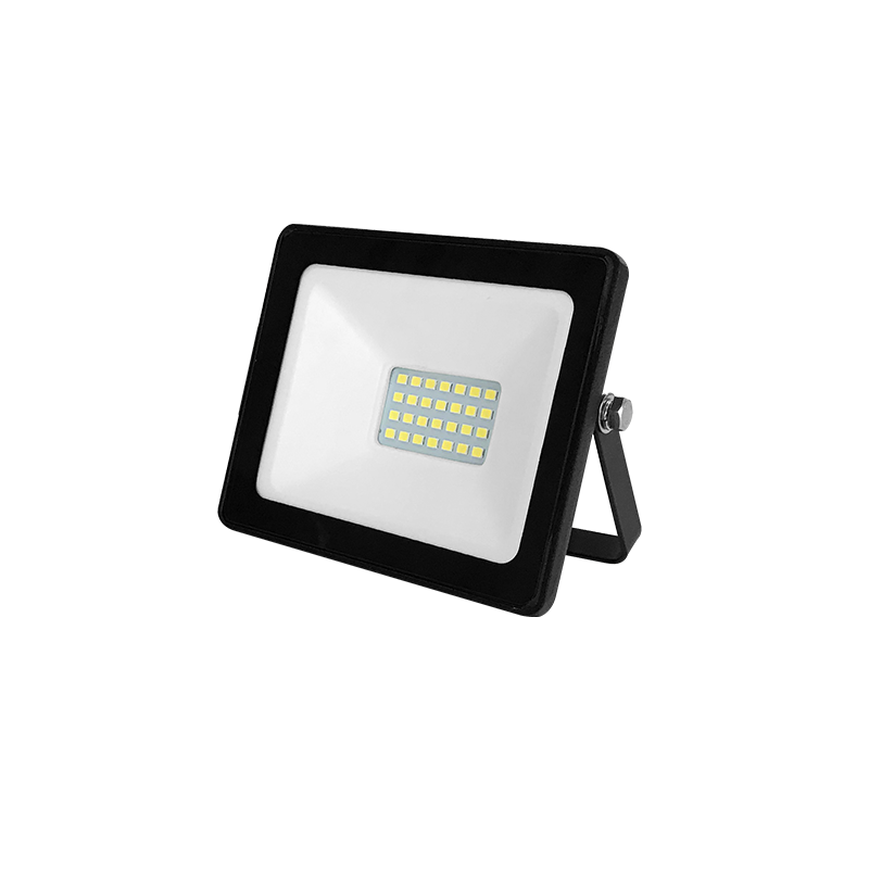BLACK LED SMD FLOOD LUMINAIRE IP66 20W BLUE 230V Q20B